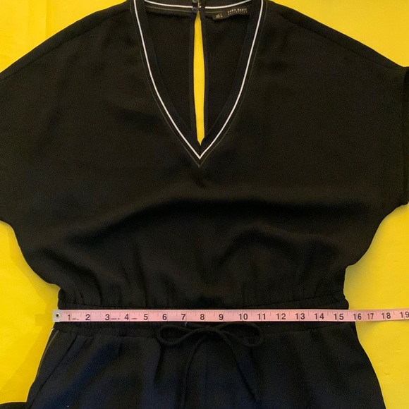 ZARA BASIC COLLECTION black jumpsuit - Picture 10 of 11